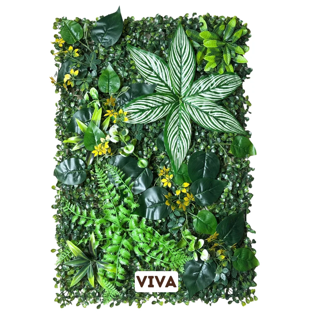Jardim Artificial Viva Placa 40x60cm - Fábio Junior Decor
