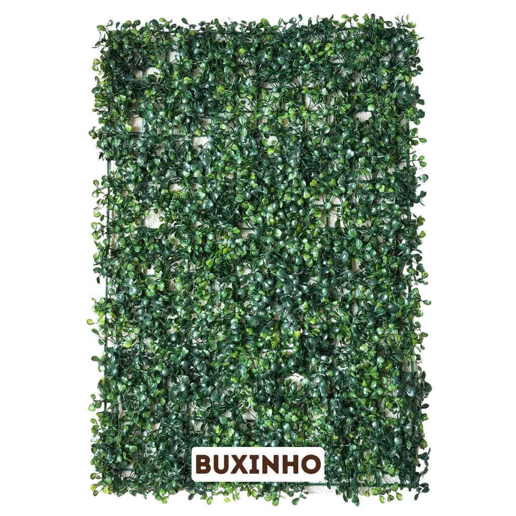 Jardim Artificial Buxinho Placa 40x60cm